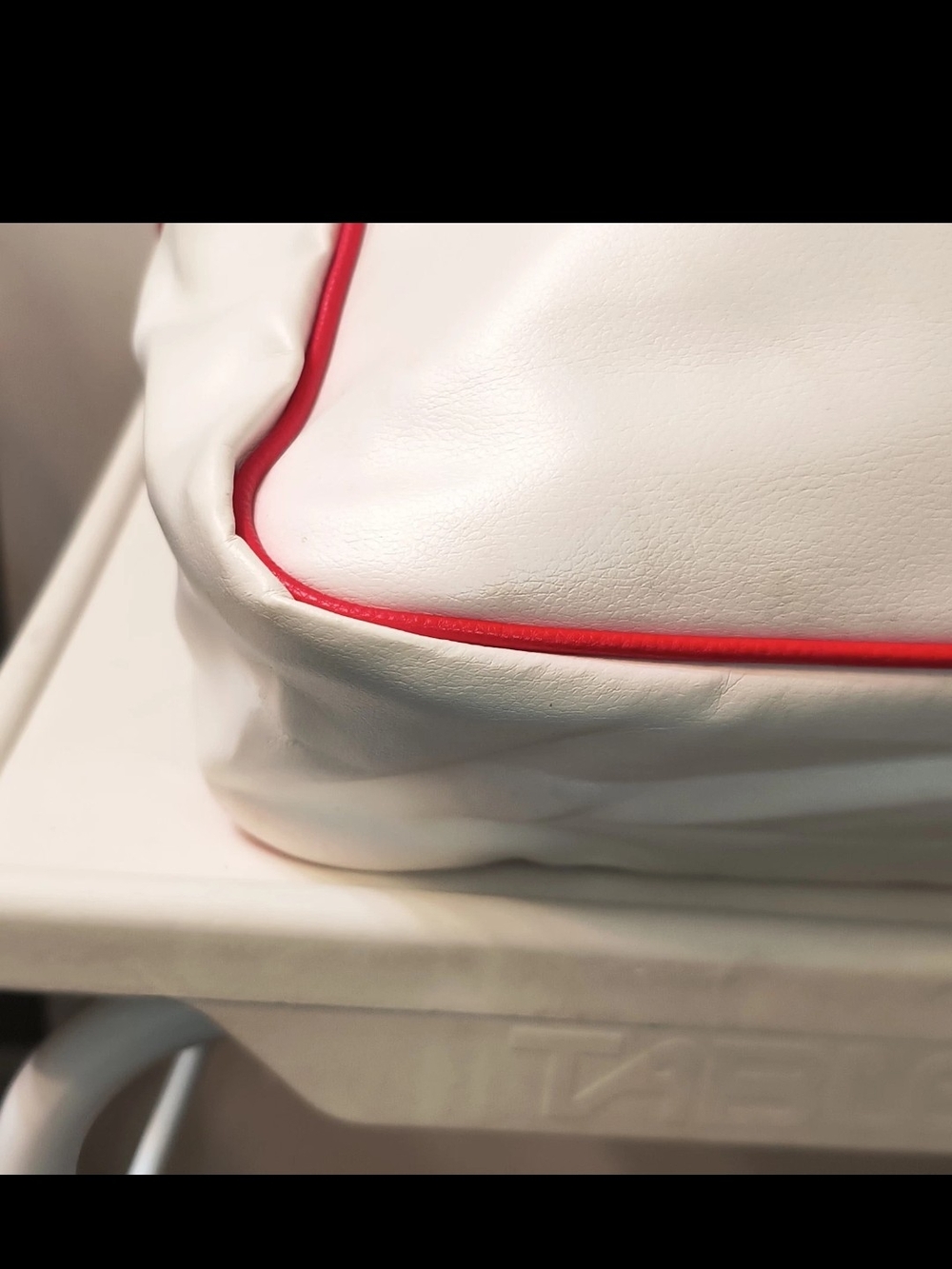 Red and White Accent Shoulder Bag Tokyo 78 Y2K Style By Wanted - Picture 9 of 10